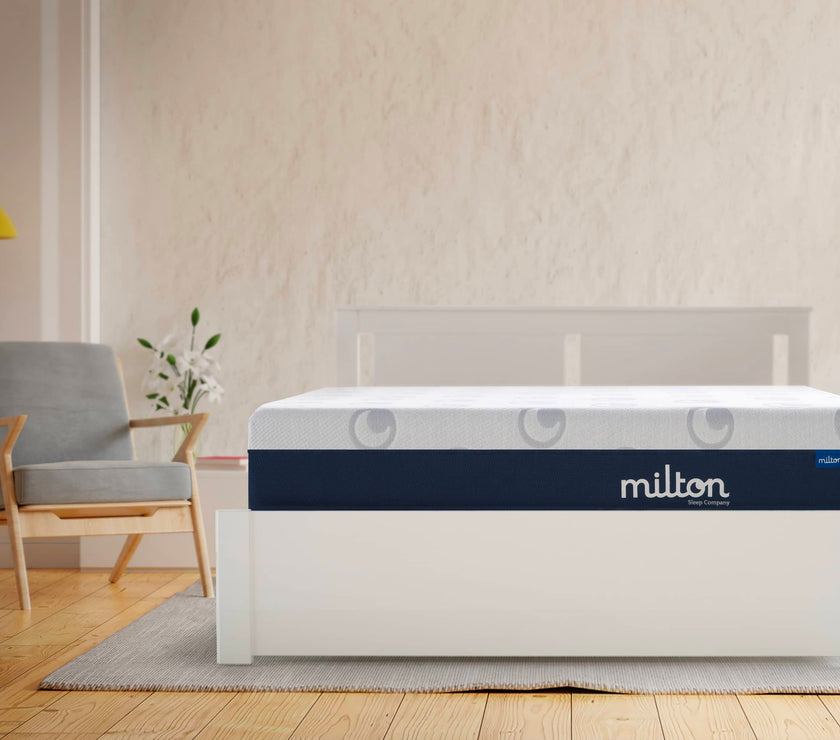 Milton 3.0 mattress in a warm bedroom