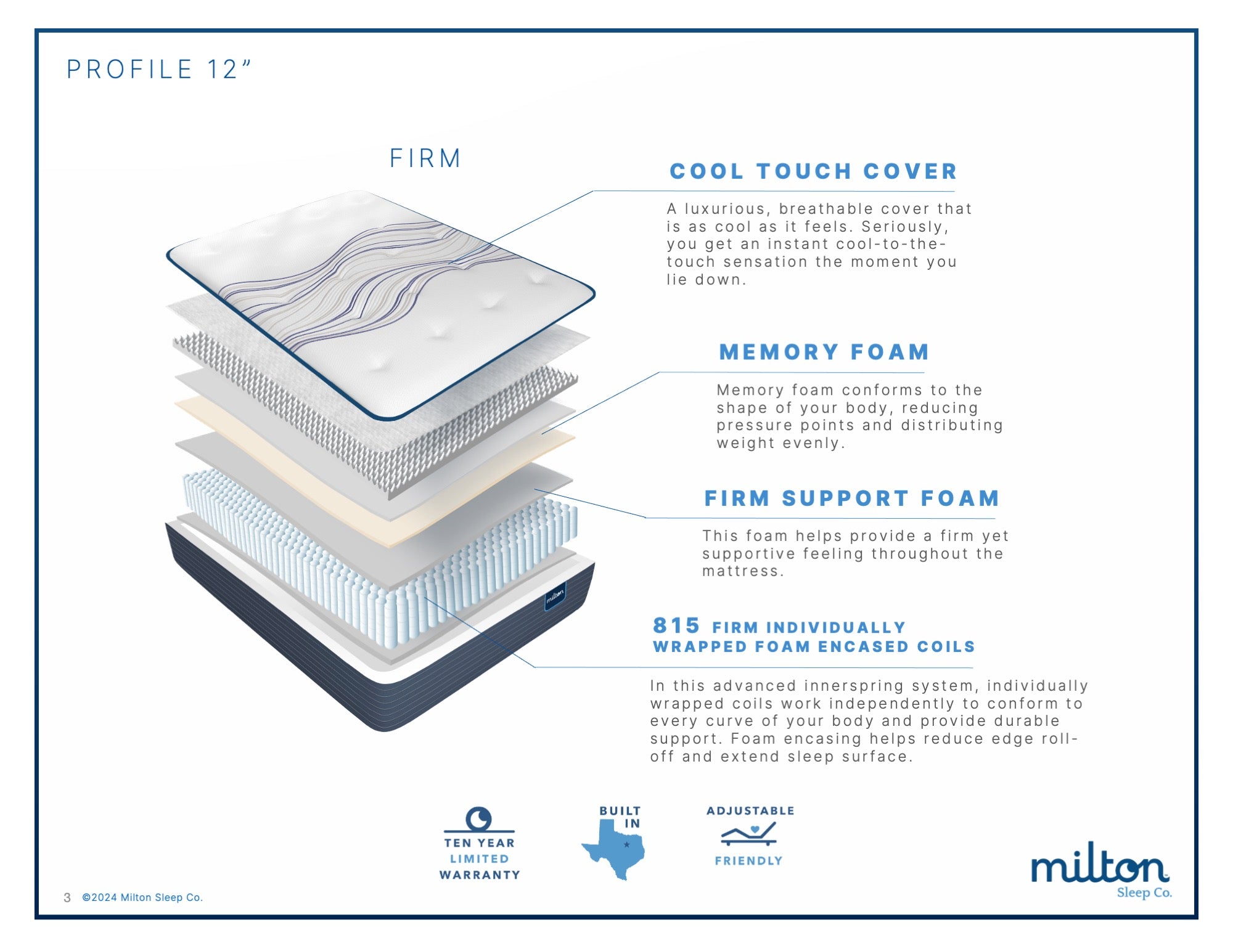 Morton マットレス Pleasanton – Milton